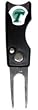 Tulane Green Wave Spring Action Divot Tool W/ Ball Marker - NCAA College Athletics