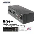 AC Ryan Cardreader 50++ 5.25 with Frontports & eSATA - Black (CR51011)