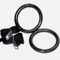Elite Rings II - Fitness Ring Training Crossfit Gym Gymnastics - Black