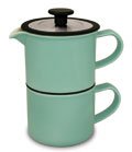 FORLIFE Café Style Coffee for One,14 oz. - Aqua