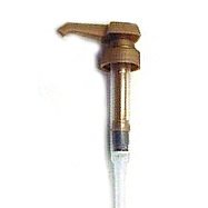 Syrup Pump, Gold, 1/4 oz