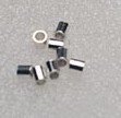 CRIMP BEADS - Tube Crimp sterling Silver 2mm x 2mm 100 pc.