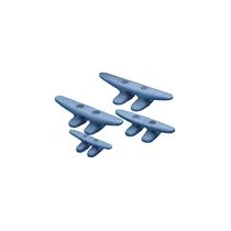 Cast Aluminum Open Base Dock Cleat, 10-1/2 inches