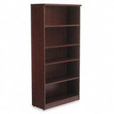 ALERA Valencia Series Bookcase Storage Cabinet, 5 Shelves, 32w x 12d x 66h, MY by Alera