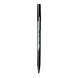 Soft Feel Stick Ball Pen, Fine Point, Black Barrel, Black Ink (BICSGSF11BK)
