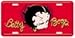 Chroma Graphics 1777 Auto Tag Mtl Betty Boop