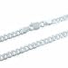 Curb 3.5 MM Shine Style Sterling Silver 20