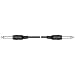 HOSA 1/4" PHONE - 1/4" PHONE, 1ft. Molded Cable