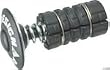 Profile 1" and 1 1/8 top cap and adjustable compression plug.aluminum top cap black