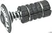Profile 1" and 1 1/8 top cap and adjustable compression plug.aluminum top cap black