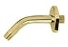 6 PVD Polished Brass Shower Head Wall Mount Arm Water Pipe