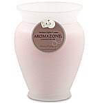 YLANG-YLANG & SANDALWOOD ESSENTIAL BLEND For unisex ONE 4x3 inch MEDIUM FROSTED GLASS VASE ESSENTIAL BLENDS CANDLE. BURNS APPROX. 40 HRS. (Candle - unisex Scented)