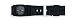 SPEIDEL Compass Rubber Watch Band Fits Sport watches And CASIO - Color Black Size: 18mm Watch Band - BONUS - 2 extra Spring Bars included