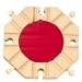 Wooden 8-way Turntable Switch Adapter Fits Thomas Train Track