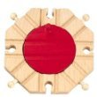 Wooden 8-way Turntable Switch Adapter Fits Thomas Train Track