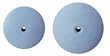 BRIGHTBOY WR PUMICE WHEELS 5/8 BLUE TAPER BOX OF 100
