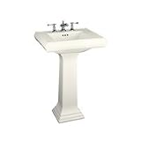 Kohler K-2238-1 Memoirs 24 Pedestal Lavatory with Single Hole Faucet Drilling - K-2238-1