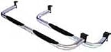 ICI Premium Series Side Step Cab Length Nerf Bars Polished Stainless Steel Nissan Frontier 2000 to 2004 CrewCab (4DR)