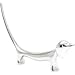   - Ring Holder Dachshund Silver Tone, Poly Bag