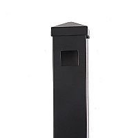 Elba, End - 2 Inch Square - for 36 Inch High-Black