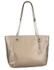 Michael Kors Jet Set Chain Item Large Leather East/West Tote Bronze