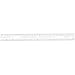 FSK87727097 School Works Opaque Plastic Ruler, 1/16, 12 Long, Plastic
