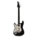 Sawtooth ST-ES-LH-BKC Left Handed ST Style Electric Guitar, Black with Chrome Pickguard