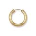 Jewelco London 9ct Yellow gold Plain men's Sleeper earrings ( 0.7g )