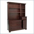 DaVinci Kalani 4 Drawer Combo Chest with Hutch in Espresso Finish