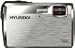 Hyundai S 800 Outdoor Digitalkamera (8 Megapixel, 3-fach opt. Zoom, 6,4 cm (2,5 Zoll) Display, 3m wasserdicht und stoßfest) silber