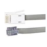 3m BT (Telephone) (6P4C) plug to RJ11 modem cable
