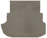 Volvo S60 Carpeted Floor Mats Trunk Area - Gray (2001 01 2002 02 2003 03 2004 04 2005 05 2006 06 2007 07 2008 08 2009 09 ) AMS754U96618CKU