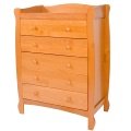 Delta Newport 5-Drawer Dresser- Pecan