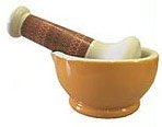 Review JK Adams  / American Masala Saffron Orange Mortar and Pestle 2-c.