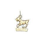 Aries, 14K Gold Charm