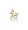 Aries, 14K White Gold Charm