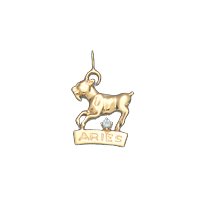 Aries, 14K Gold Charm