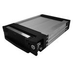 KINGWIN KF-813-BK SATA BLACK 5.25 ALUMINUM ALLOY INTERNAL MOBILE RACK KIT FOR 3.5 SATA HDD w/TRIPLE
