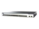 Cisco Catalyst 3750-24FS - Switch - 24 ports - Fast EN - 100Base-FX + 2 x SFP (empty) - 1U - rack-mountable - stackable