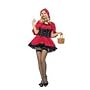 Sexy 2Pc Miss Little Red Riding Hood Halloween Costume (Red/Black;Small)