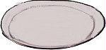 GSI Enamelware Stainless Steel Rim White Dinner Plate