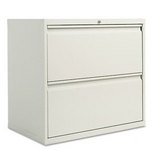 30 Wide Lateral File Cabinets, Two Drawer, Light Gray - Same Day Shipping (orders by 3 pm), Next Day Delivery (in most cases)