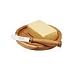 Kitchen & Housewares : Yew Butter Dish and Knife