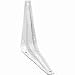Stanley Hardware 25-0545 Utility Shelf Bracket 8x10 - Gray (pack of 20)
