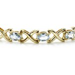 14K Blue Topaz Bracelet