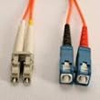 Fiber Optic Cable, LC to SC, Multimode Duplex (62.5/125) - 100 Meter