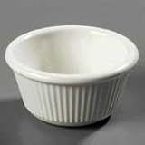 Melamine Ramekin Fluted Sides 2 oz. Bone . 4 Dozen per case, 48/CS
