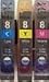 SET OF THREE COMPATIBLE CANON CLI-8 CHIPPED INKJET CARTRIDGES - CLI-8 CYAN, CLI-8 MAGENTA, CLI-8 YELLOW