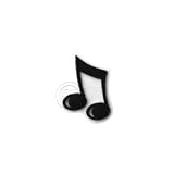 Jibbitz Music Note Button