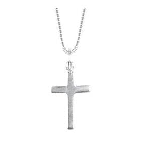 Boma Sterling Silver Simple Cross Necklace